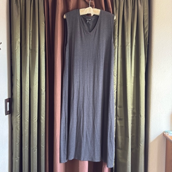 Eileen Fisher midi minimalist dress - Picture 1 of 2